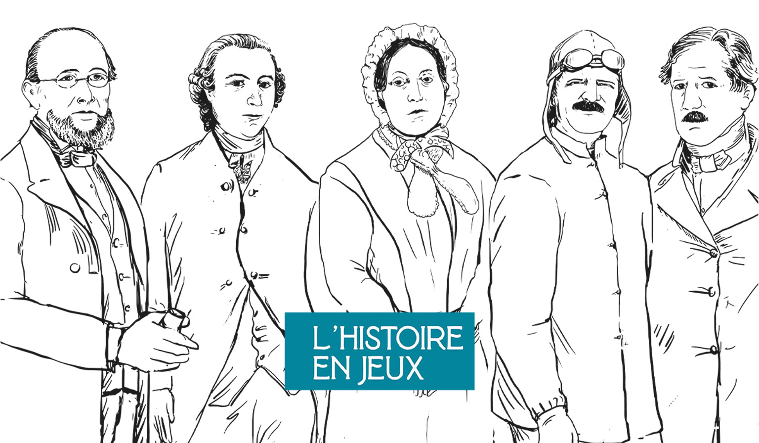 Histoire en jeux Jeu de société conçu par le Musée d'histoire de La Chaux-de-Fonds. Graphisme : Johanna Castellanos, Atelier Racines Graphiques, La Chaux-de-Fonds. © Racines Graphiques, Musée d'histoire de La Chaux-de-Fonds.2022.